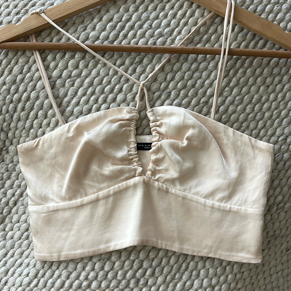 Zara Crop in Champagne